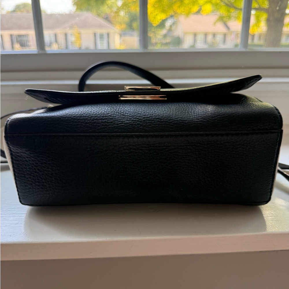 Kate Spade Magnolia Park Laurel Black Leather Handbag Satchel Purse - Picture 4 of 11